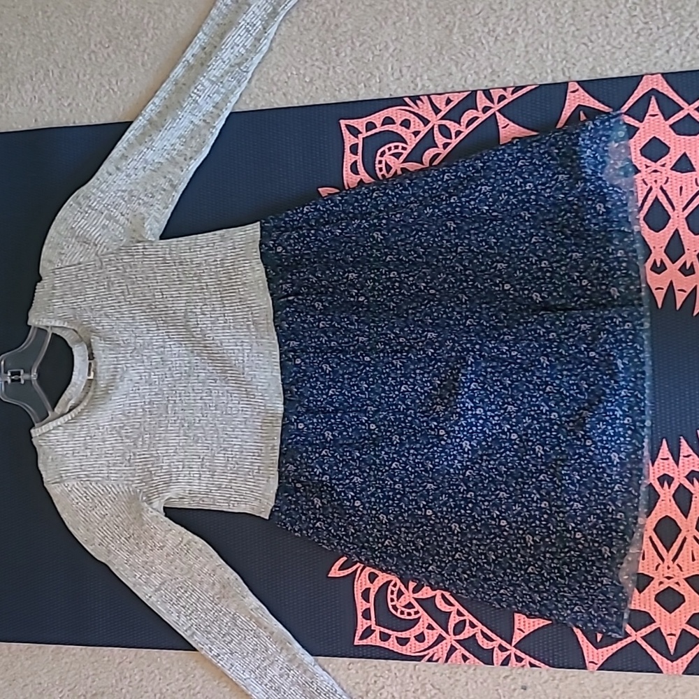 Oshkosh Girls sz 8 Gray Tulle Dress